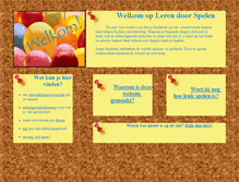 Tablet Screenshot of lerendoorspelen.com